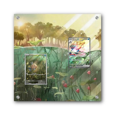 Feebas & Milotic - Exclusive Pokémon Extended Artwork Display Case