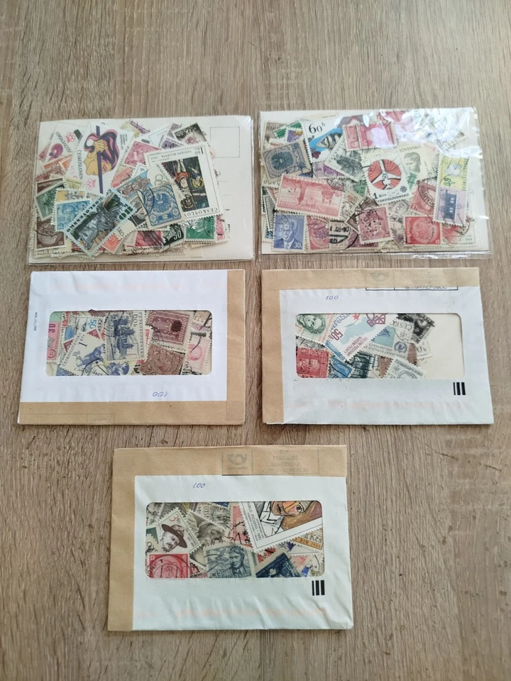 Five vintage stamp sets. Czechoslovakia, 1970-80. Sets have not been opened. - Image 2 of 4