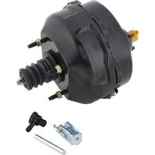 Speedway 9 In. Dual Universal Power Brake Booster W Short Threaded Rod