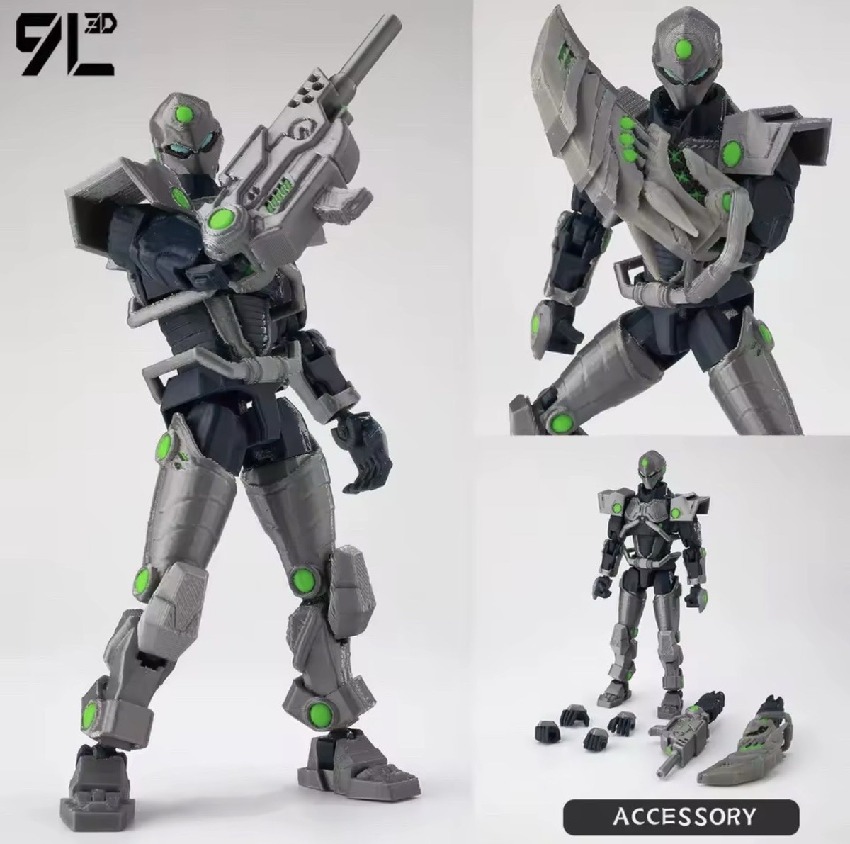 Tech Jacket Titan13toy 3D Printed Action Figure (US SELLER) | eBay