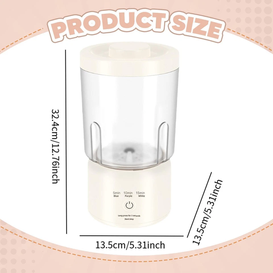 Socks Washing Machine Small Clothes Washer for Underwear Socks Small Laundry - Image 3 of 4