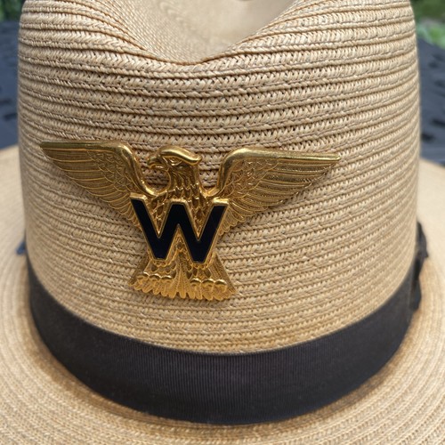 Stratton Self Forming Park Ranger Hat Size 67/8 w Hat Band, Eagle w W Logo - Picture 3 of 16