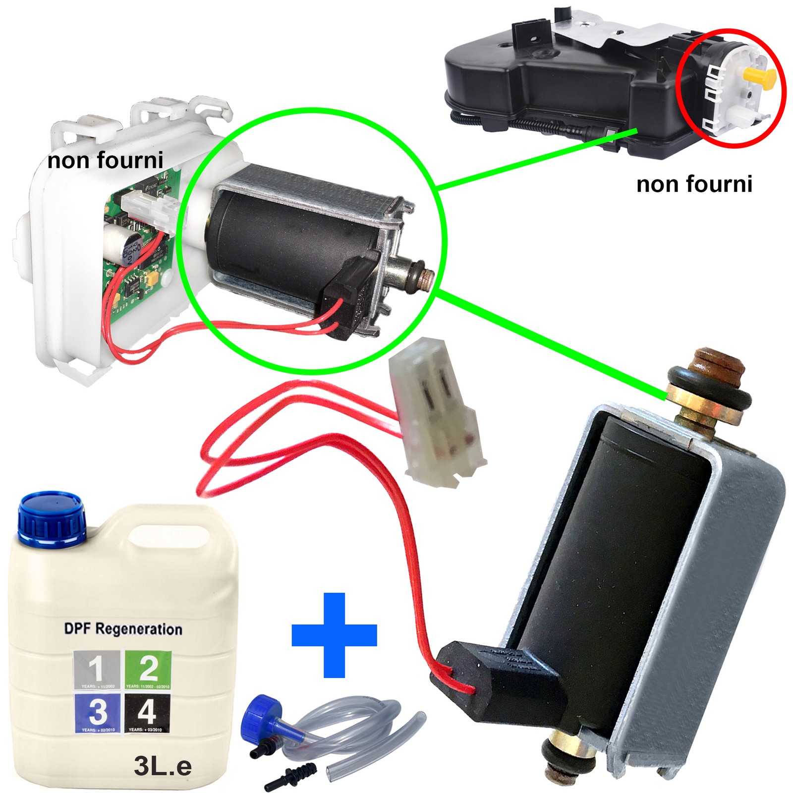 Pompe Eolys FAP haute précision pour régénération moteur 2.0 BlueHDi