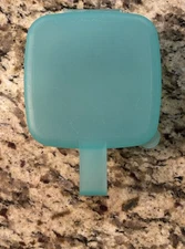 tupperware forget me not cheese keeper green