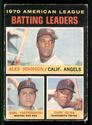 1970 O-Pee-Chee 1969 N.L. Batting Leaders - Roberto Clemente/Cleon Jones/Pete