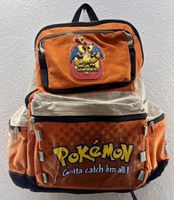 Vintage Charizard Pokemon Nintendo Backpack 1998 Charmander, Charmeleon 90s VTG