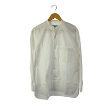 JOHN SMEDLEY Long-Sleeve Shirt, 1 Cotton White, Plain A2706FB