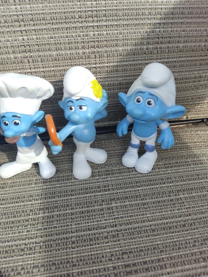 SET 7 McDonalds Pitufos Happy Meal 2013 Disney #1 #23 #K63 #C3 #28 #24 #K63 Foto 2 de 4