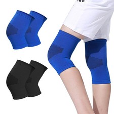 HGRTYXS 2 Pairs Kids Knee Pads Braces,Children Compression Large