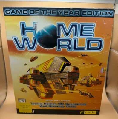 Homeworld: Game of the Year Edition PC Big Box w/Game, CD Soundtrack, Manual etc