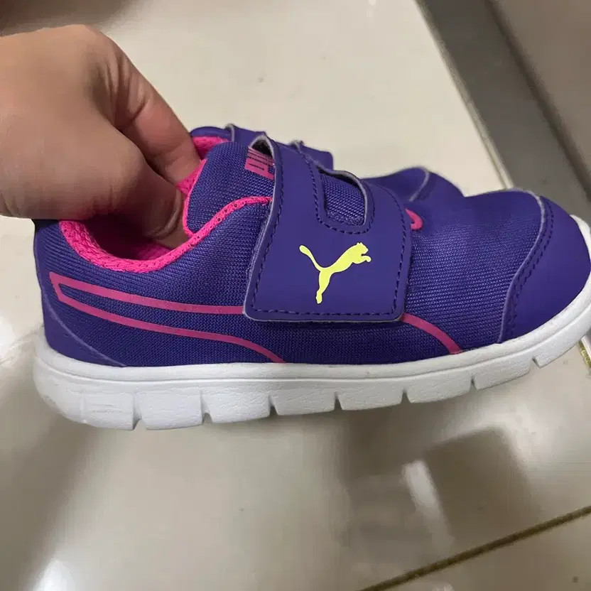 Puma Children's Sneakers, Purple & Pink, Size 160 thumbnail 2