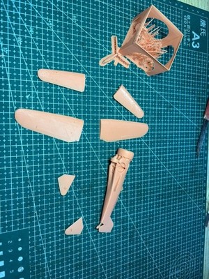 3D Printed 172 Curtiss Hawk III Fighter Unpainted
