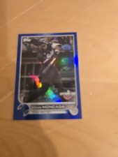 Topps Opening Day 2022 Yoan Moncada Blue Foil Parallel #211 White Sox Card