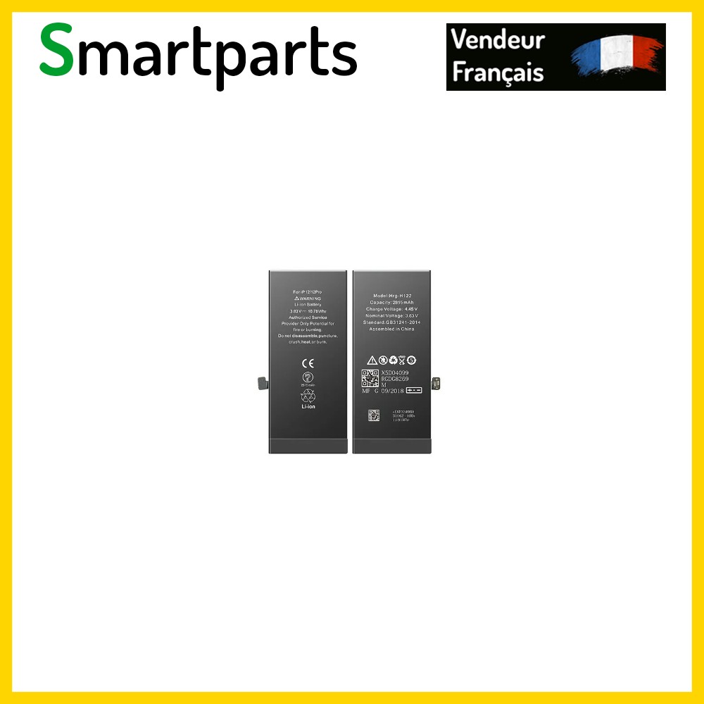 Batterie iPhone 12 Pro interne neuve de remplacement sans outils Li-ion