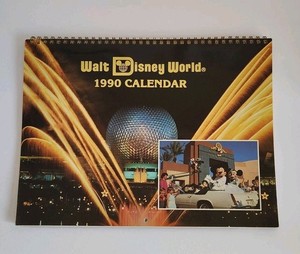 Vintage Walt Disney World 1990 Calendar Not Used