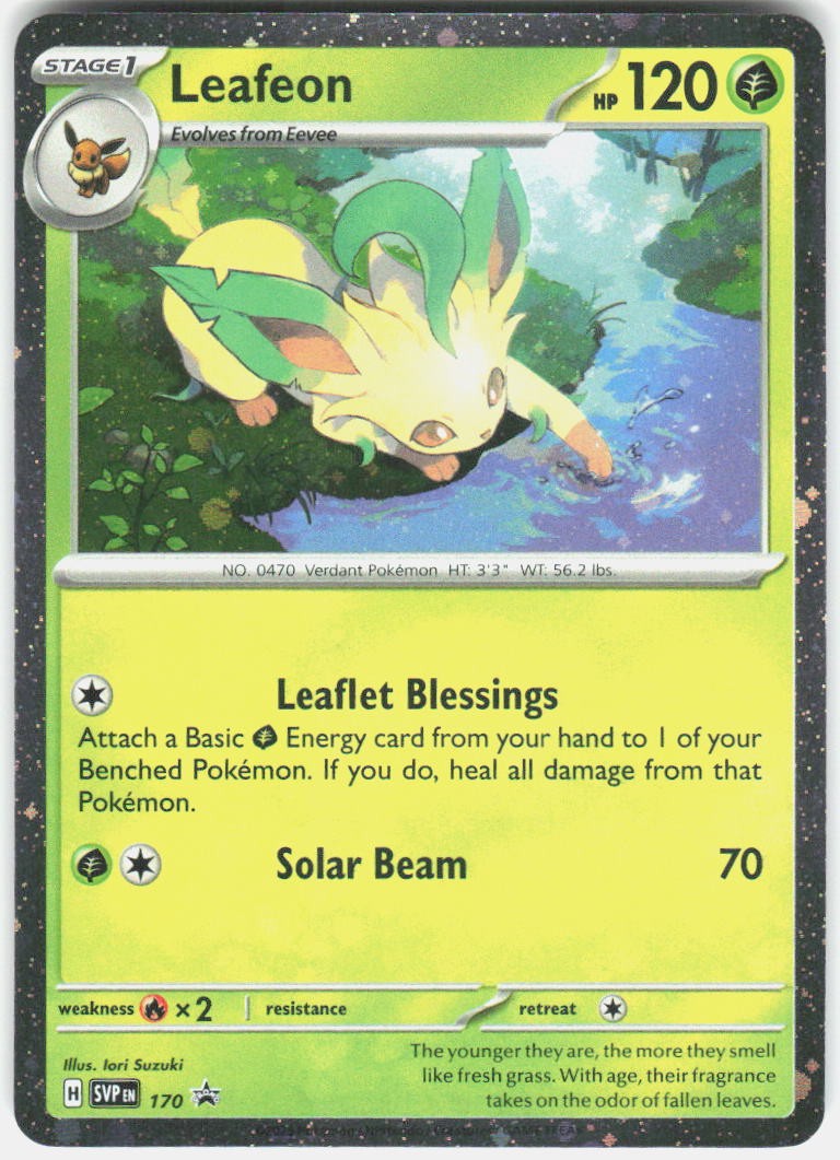 Leafeon (Cosmos Holo) 170 Promo Scarlet & Violet Promo Pokemon Near Mint PKM167
