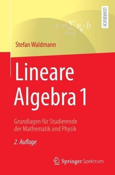 Lineare Algebra 1 Stefan Waldmann-image