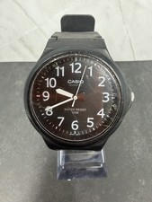 Casio MW-240 1330 Schwarz Quarz Uhr 50M Water Resist 45mm Funktioniert Lesen
