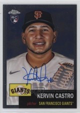 2022 Topps Chrome Platinum Anniversary Kervin Castro #CPA-KC Auto qw7