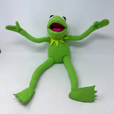 Sesame Street Kermit Plush Applause Stuffed Animal Green Muppet Posable Frog Toy