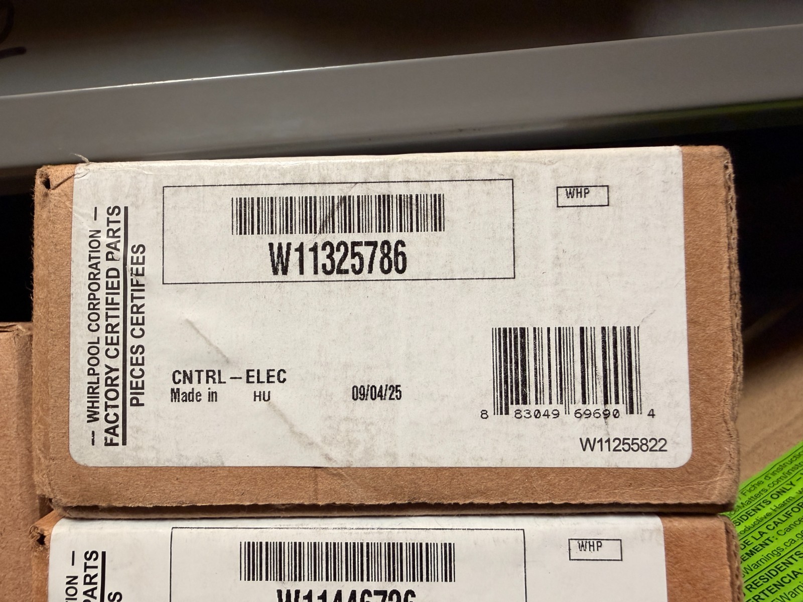 NEW OEM KitchenAid Whirlpool Oven Control Board W11325786 W11289998 F2