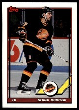 1991-92 Topps Sergio Momesso Vancouver Canucks #462
