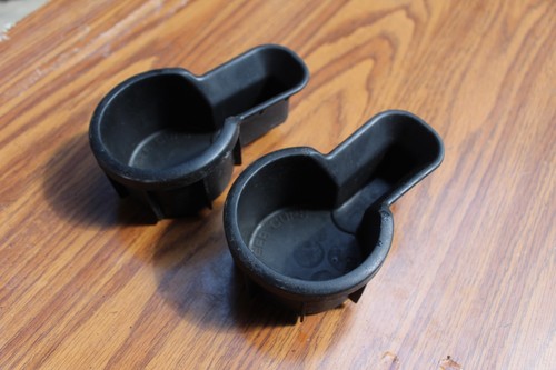 GENUINE NISSAN 2000-2004 FRONTIER XTERRA CUP HOLDER INSERTS - 2 - FITS OEM