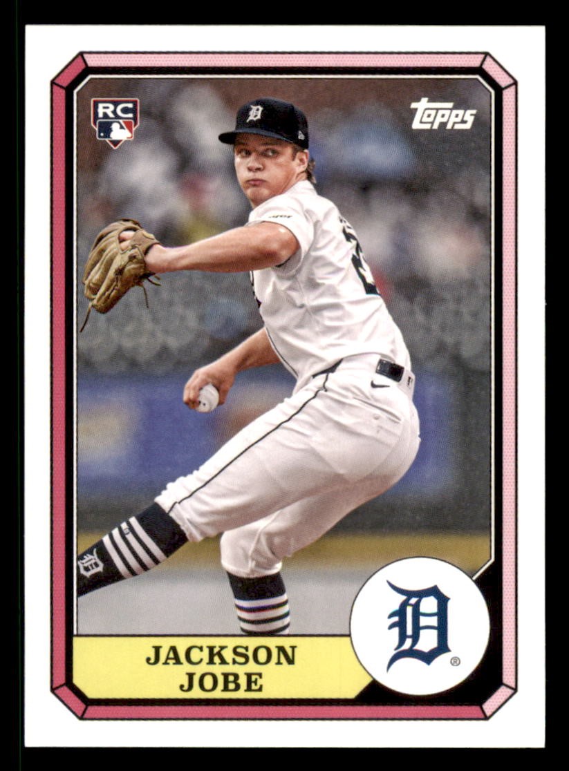 2025 Topps Archives 1987 Topps Boardwalk and Baseball #87BB-6 Jackson Jobe RC