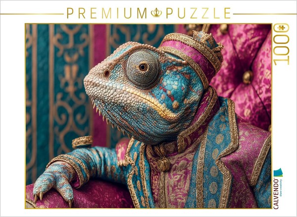 Puzzle Calvendo CaméLéOn Royal Dans La Salle Du TrôNe | 1000 PièCes, Format Asse-image