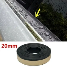 13FT Rubber Car Side Door Window Glass Seal Weatherstrip Rain Visor Universal 1x