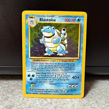  MP Wizards of the Coast Blastoise 2/102 Base Set Holo Rare Unlimited 1999 