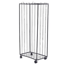 1PC Garage Ball Storage Rack Large Capacity Rolling Sports Ball Storage Cart NEW
