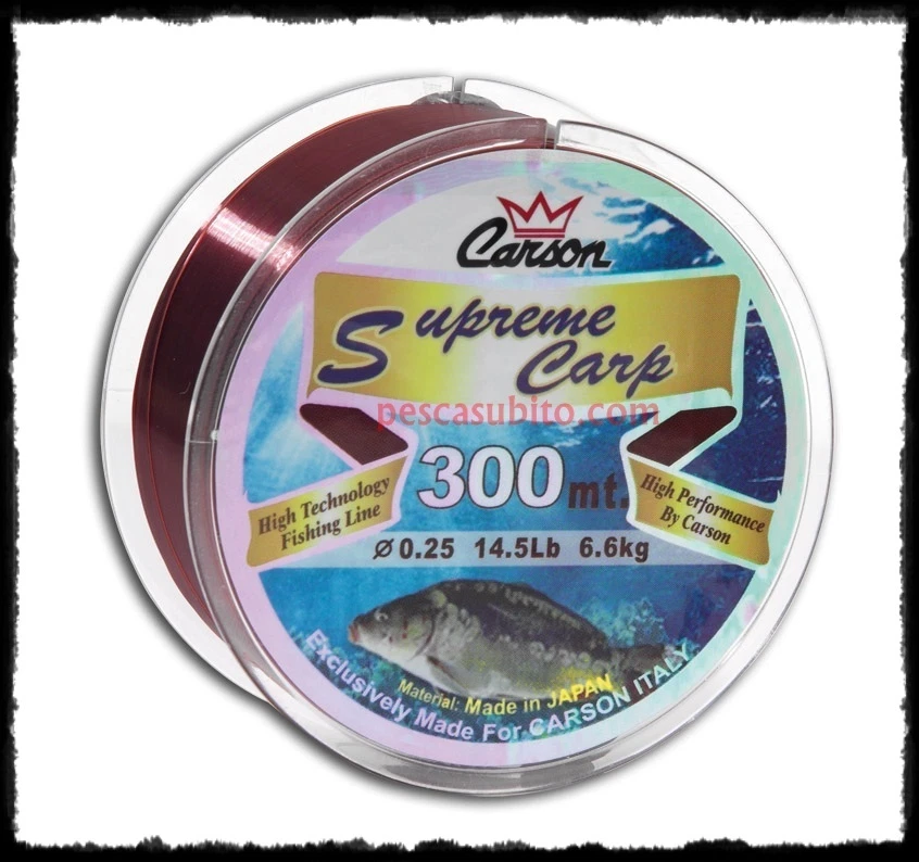 KIMURA Spinning Line, MONOFILO da Pesca Unisex Adulto, Rosso Fluo, 0.160