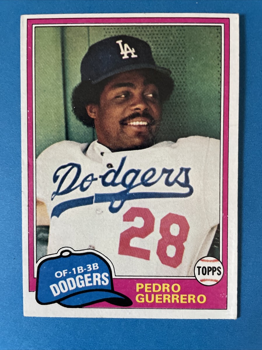 1981 Topps Baseball Card #651 Pedro Guerrero LA Dodgers | eBay