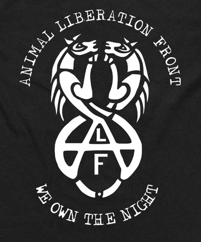 Animal Liberation Front Vegan Vegetarian Rights ALF Zipper Zip Up Hoodie Shirt - Bild 9 von 13