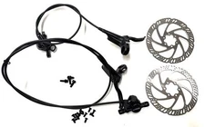 Tektro HD-M285 Hydraulic MTB Disc Brake Set  760mm F / 1400mm R. + 160mm Rotors