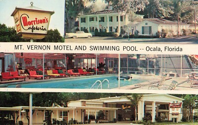Postcard Mount Vernon Motel Ocala Florida