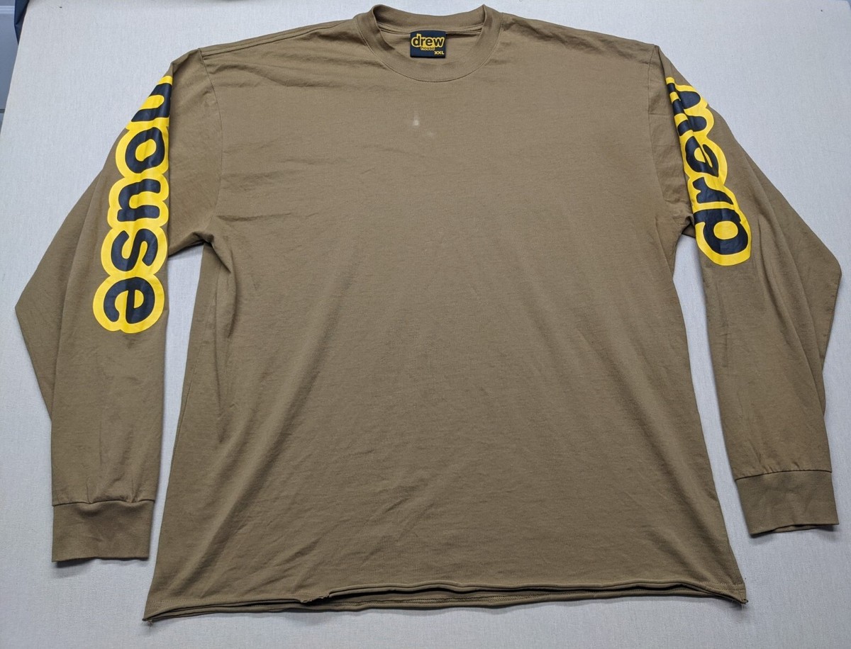 drew house ls hug tee chaz brown ドリューハウス Tシャツ 半袖 drew house ls hug tee chaz brown ドリューハウス Tシャツ 半袖