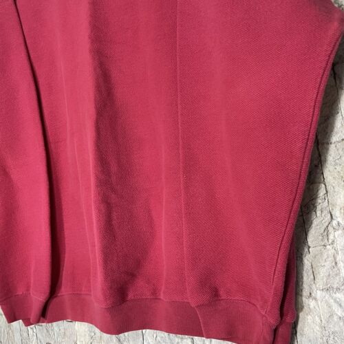 Vintage Columbia Knit Red Pink Faded Waffle Knit Thermal Made USA Men's 3XL - Picture 2 of 10