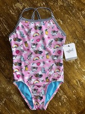 Uglies By Dolfin One Piece Swimwear - Sweet Dreams Print  Girls Size 12  NWT
