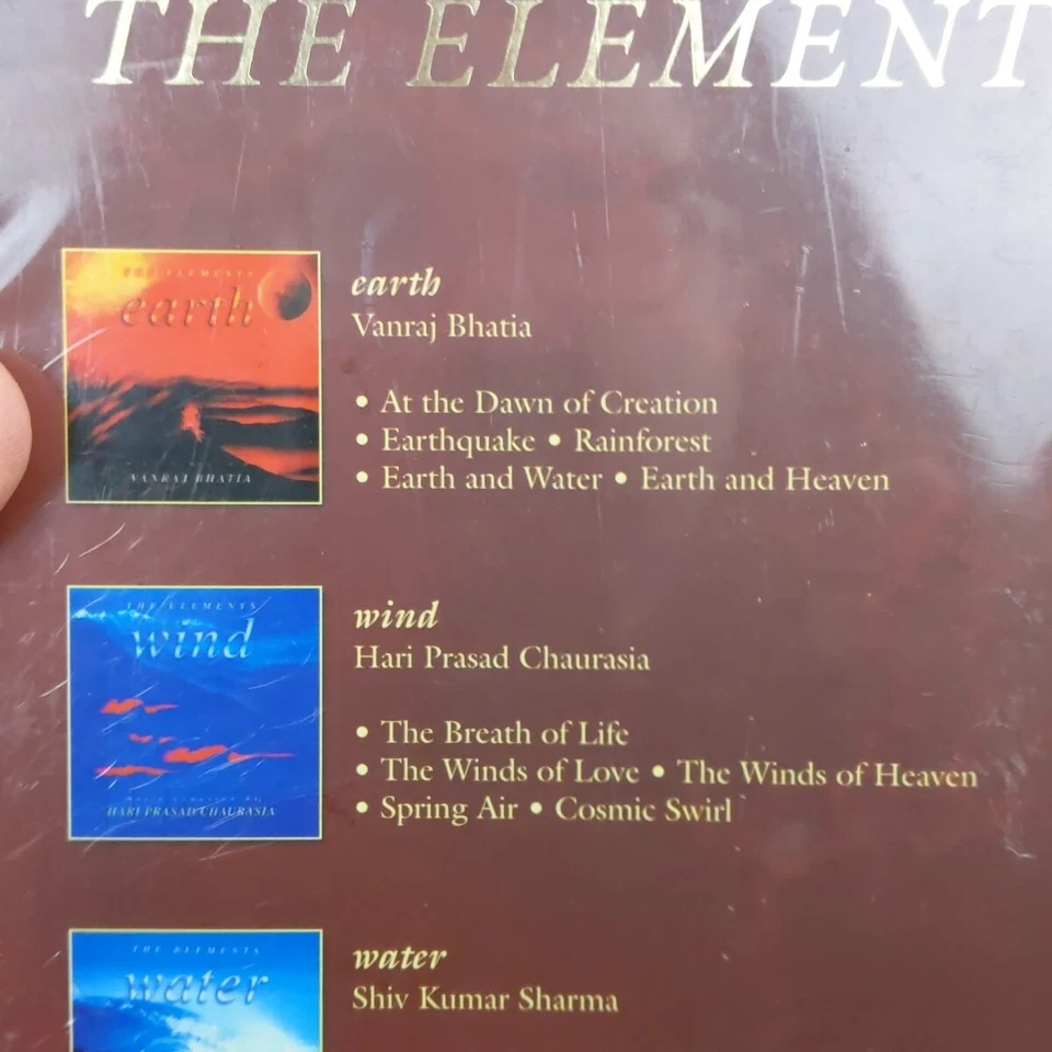 The Elements 5 CD бокс-сет 2004 Vanraj Bhatia Hari Prasad Sharma Chandavarkar  - Изображение 3 из 4