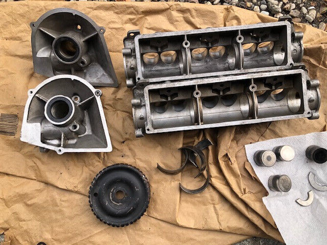 Maserati Biturbo Shamal Engine Camshaft housing covers internals and more OEM