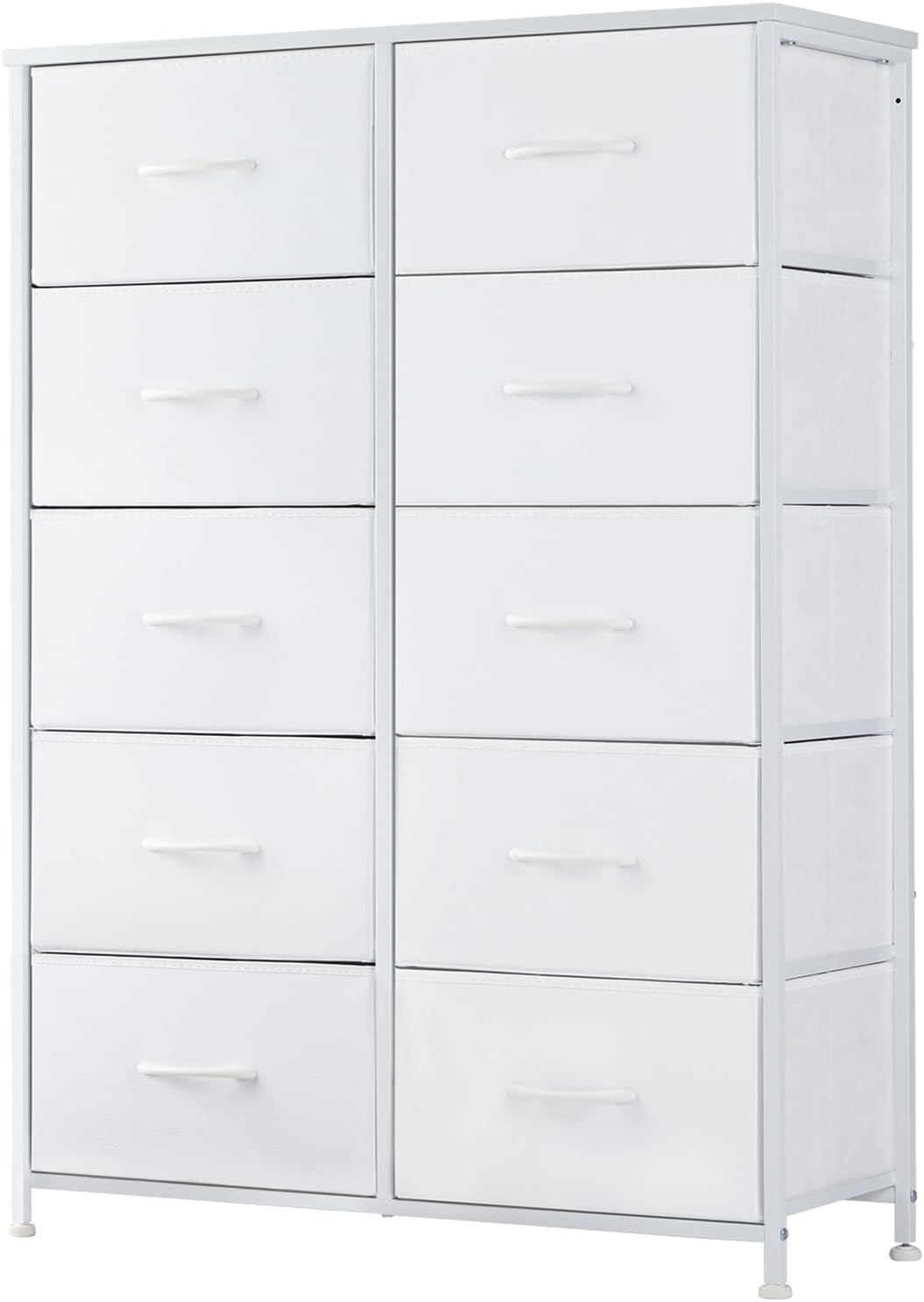 Dresser for Bedroom, 10 Storage Drawers, Wide Fabric Closet Chests Organizer Tow-image