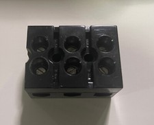 NEW 1-pc MARATHON / KULKA 985-GP-03 Heavy Duty Terminal Block 6P 600V 4-18AWG