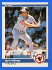 1984 Fleer Update Wayne Gross  U-45  