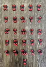 Minnie Mouse Disney Inspired Alphabet Letters Croc Charm Jibbitz