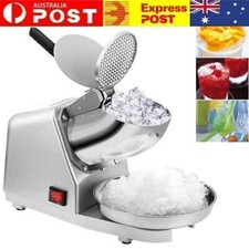 Electric Ice Crusher Shaver Machine Commercial Snow Cone Maker 2200R/min 380W