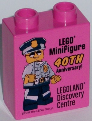 LEGO LEGOLAND Sammelstein Minifigure 40TH Anniversary! 2018 Discovery Centre