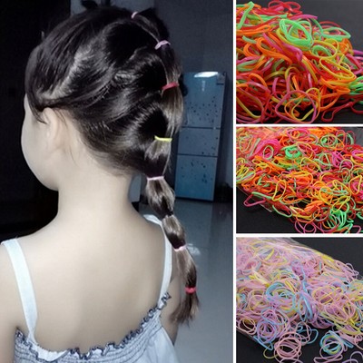 20 Stück Elastische Haargummis – Bunt, Ohne Metall, Schonend Fürs Haar, Auch Als Armband Tragbar