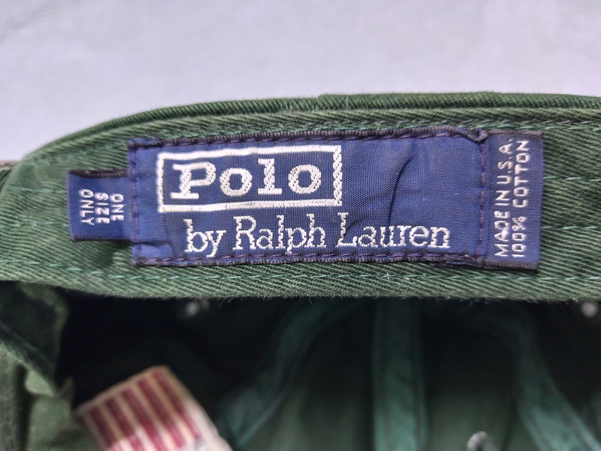 90s Polo Ralph lauren キャップ made in USA Vintage 90s Polo Ralph Lauren CP RL 93 Fitted Long Bill Cap